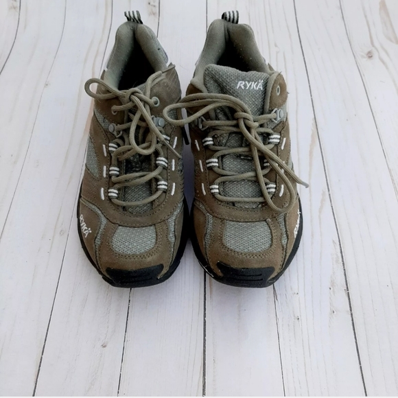 Ryka Womens Walking Shoes Running Size 7.5 Brown Lace Up - Picture 4 of 6